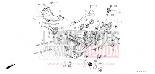 LINKE KURBEL-GEHAEUSEHAELFTE WW125AP de 2023